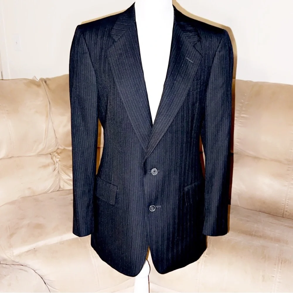 CHRISTIAN DIOR Pinstripe Blazer Jacket